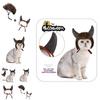 Cute Black And Red Horned Wig Set For Pets Featuring A Trendy Bob Haircut