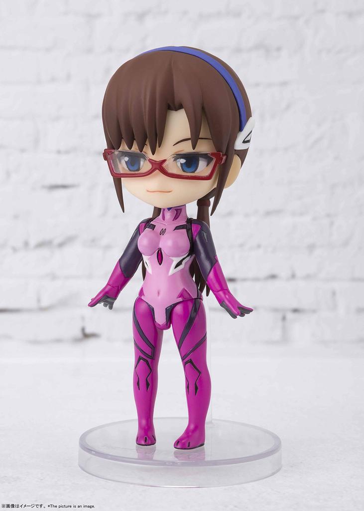 TAMASHII NATIONS Figuarts mini Evangelion Makinami Mari Illustrious примерно 90 мм окрашенная подвижная фигурка из ПВХ и АБС