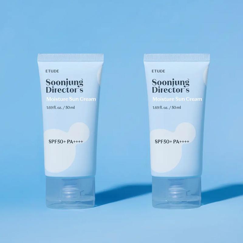 [ETUDE] SoonJung Увлажняющий солнцезащитный крем от директора Двойной набор SPF 50+ PA++++ 50 мл+50 мл