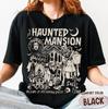 Ретро Рубашка 'The Haunted Unisexsion' Рубашка для Жуткого Сезона Мадам Леота Призраки-Автостопщики Хэллоуин Гот Готическая Семейная Рубашка