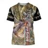 Summer Popular Carp Fishing Full Print T-Shirt for Men Fishing Apparel 3D Catfish Print T-Shirt Short Sleeve Casual Loose Top