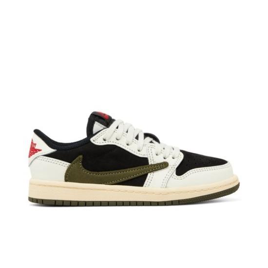 Air Jordan Travis Scott x Air Jordan 1 Retro Low OG PS Оливковый DZ5909-106