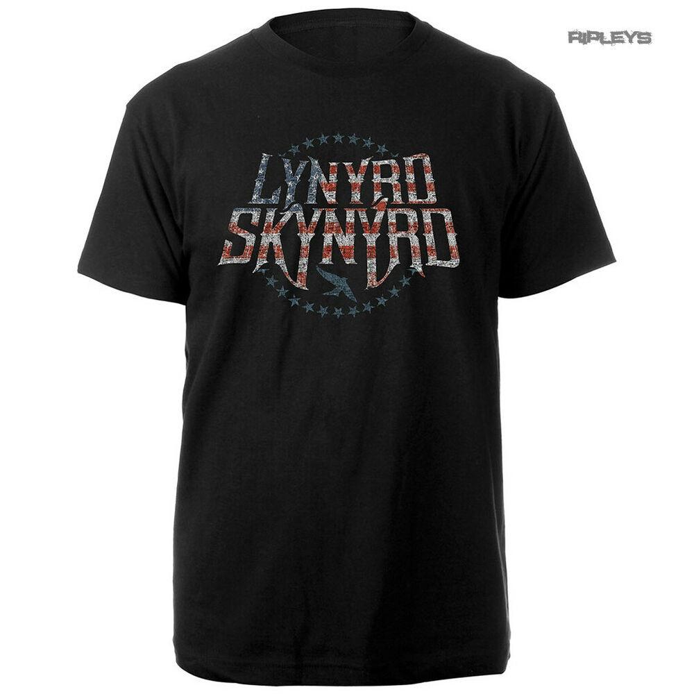 Футболки унисекс с винтажным логотипом Lynyrd Skynyrd со звездами в полоску
