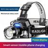 Induction Super Bright Strong Flashlight Rechargeable Head-mounted Field Miner's Lamp Led Night Fishing Light