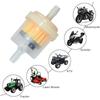[Universal Fuel Filter] Universal Gas In-Line Fuel Filter | with Magnet for Motorcycle ATV Quad Go Kart Accessories 3/16 Inch