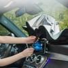 Retractable Car Parasol Thermal Insulation Car Sun Shade Car Umbrella  Sunlight Exposure