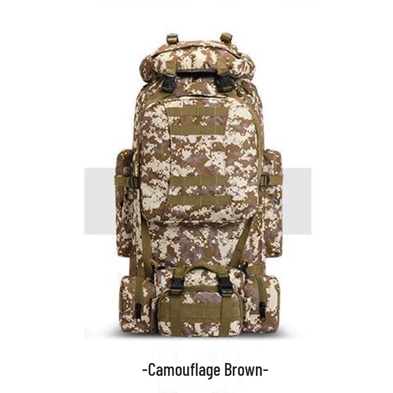 Fengqiying 80L Tactical Camouflage Hiking Backpack