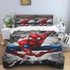 New Spider-Man printed bedding set, cartoon pattern duvet cover and pillowcases, single/double sheet set.
