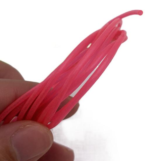 2м Рыболовная Светящаяся Трубка Гибкая Износостойкая Светящаяся в Темноте Против Запутывания Многоцелевая Рыболовная Зеленая/Розовая Ночная Рыбалка Мягкая Силиконовая Трубка