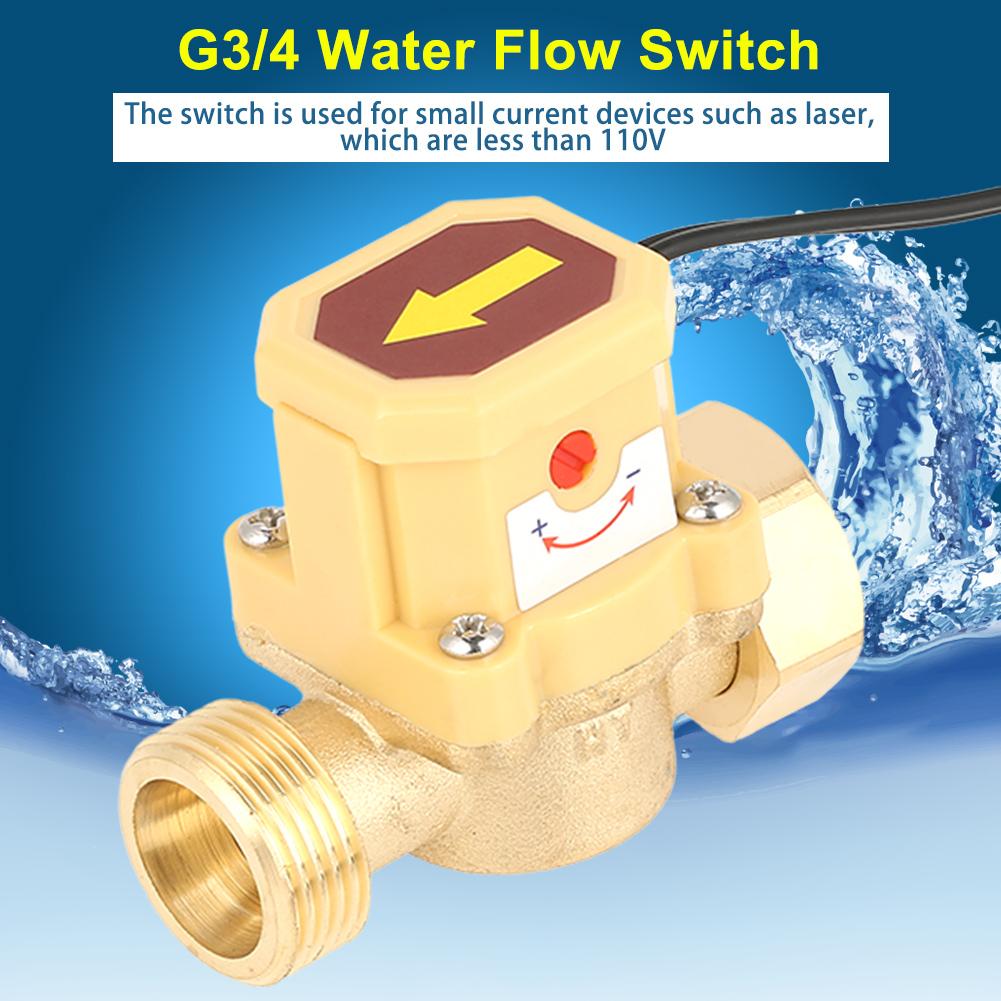 1pc Pump Pressure Water Flow Control Sensor Switch G3 4 Thread 0.6 Mpa