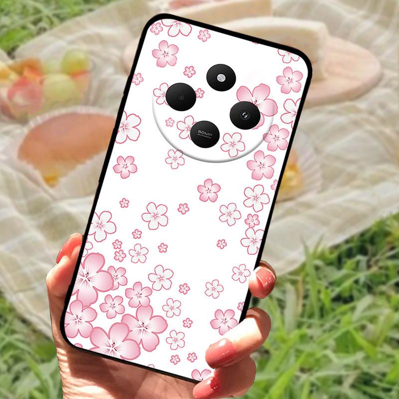 Чехол для Xiaomi POCO C75 4G Redmi 14R 5G Redmi A3 Pro 4G Redmi A4 5G Чехлы Мягкий Бампер Ударопрочный Защитный Чехол Черная Сумка для Телефона