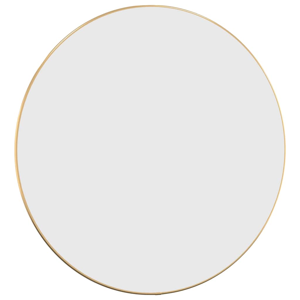 Wall Mirror Golden Ø 60 cm Round