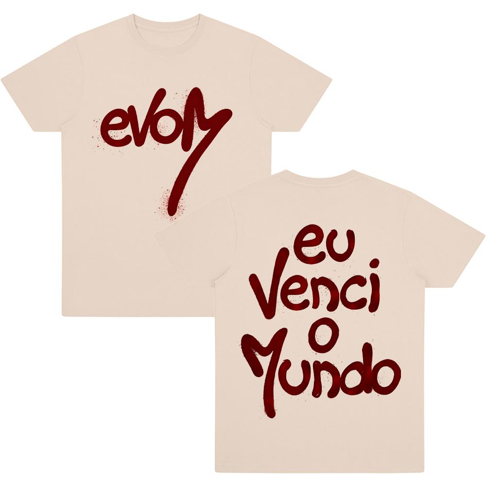 Футболка EVOM Veigh Merch Футболки Графический принт Винтажная Женская Футболка с коротким рукавом Топ Y2k Одежда Летняя Дышащая Футболка