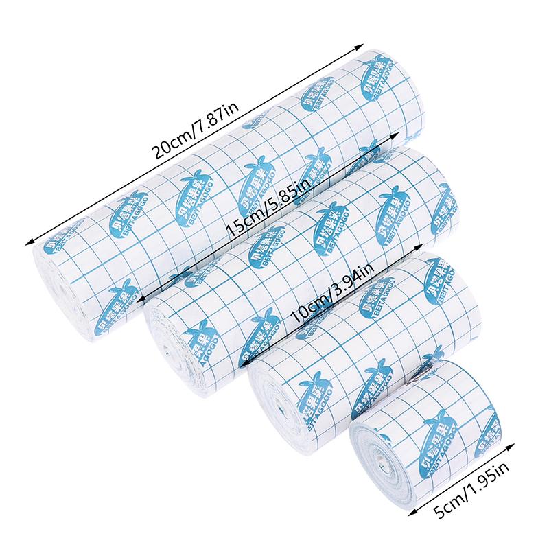 Нетканый материал Пленка Водонепроницаемая Прозрачная Лента Клейкий Пластырь Гипоаллергенная Повязка для Раны Фиксационная Лента