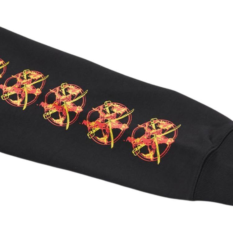 Palace FW21 X Salomon Flamed Hoodie 'Black' Men's P21HD014