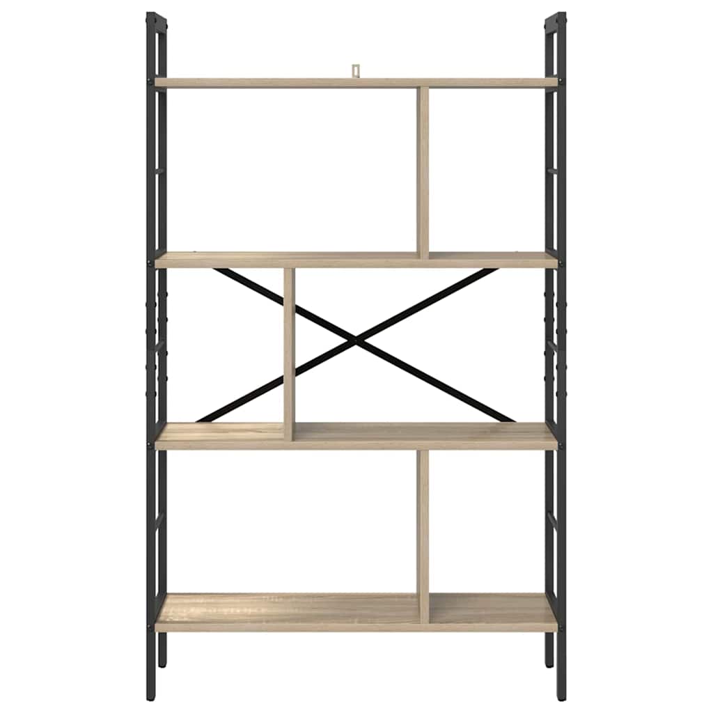 Bookshelf Sonoma Oak 75 x 30 x 123.5 cm Particleboard