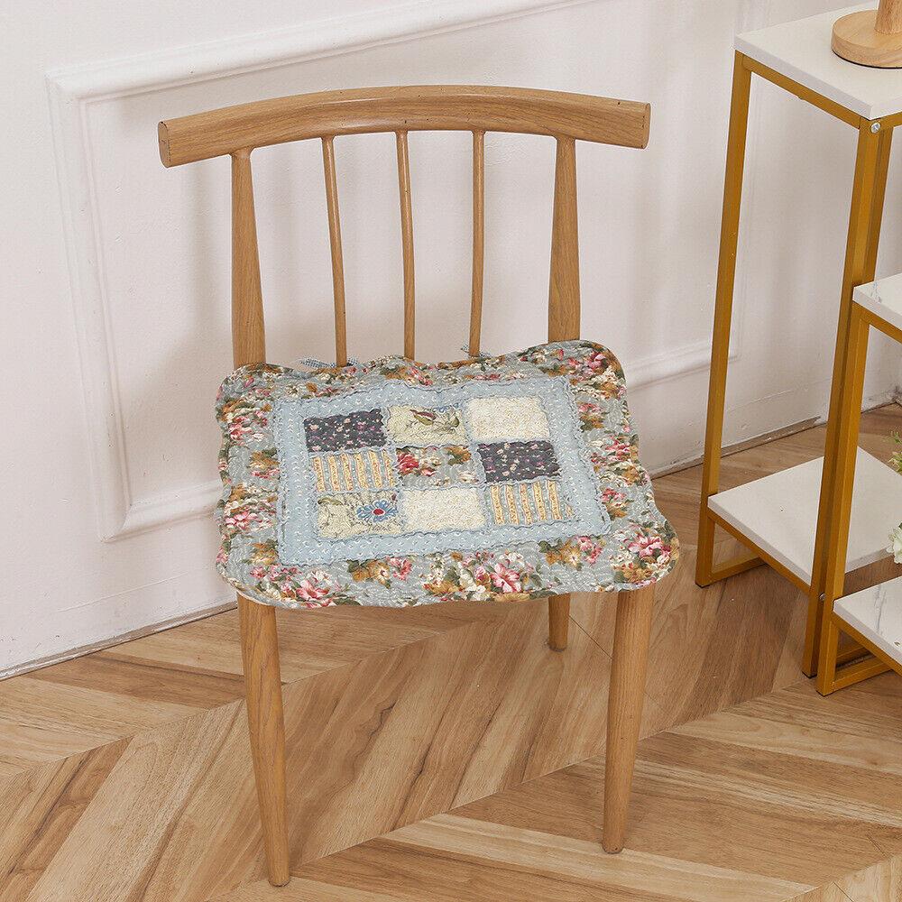 Подушка для стула с завязками, подушка для стула, фермерский дом, цветочное кухонное обеденное сиденье G