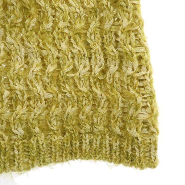 Неиспользованный свитер из трикотажа с длинным рукавом из шерстяной смеси Muller 38 от yoshiokubo Женский Б/у