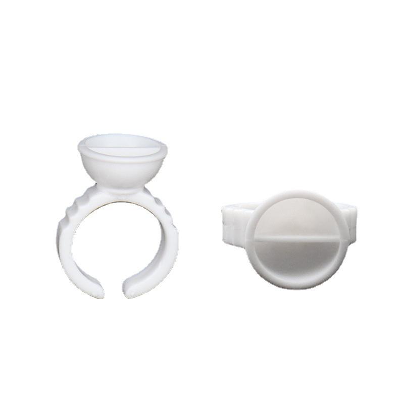 100-Pack Eyelash and Pigment Ring Cups for Grafting and Microblading