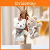 Teddy Bear Shawl Plush Keychain Cartoon Animal Doll Decoration Bag Gift Pendant
