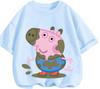 Hot Trendy Kids Short Sleeve Tee Cute Cartoon Design Summer Casual Crew Neck Shirt Peppa Pig 3 14 Years