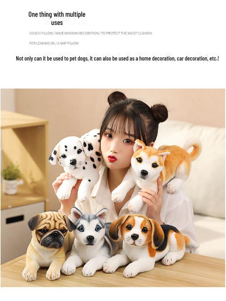 Трансграничная плюшевая кукла щенок хаски и далматина - подарок на День защиты детей