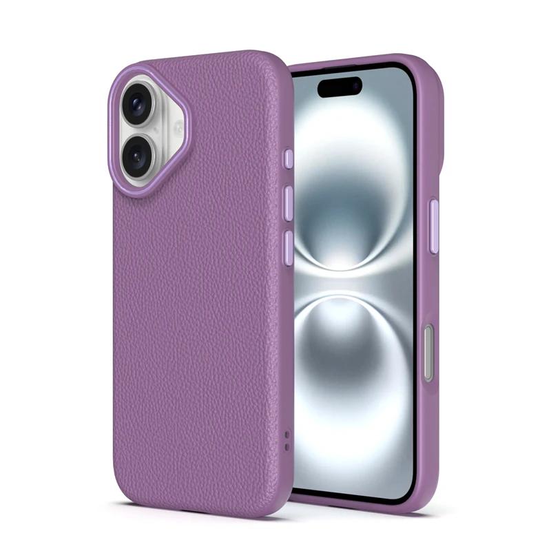 Роскошный деловой чехол из искусственной кожи с рисунком личи, мягкий чехол из ТПУ для iPhone 16, 14, 15, 13, 12, 11 Pro Max, 16Plus, противоударный чехол на заднюю панель