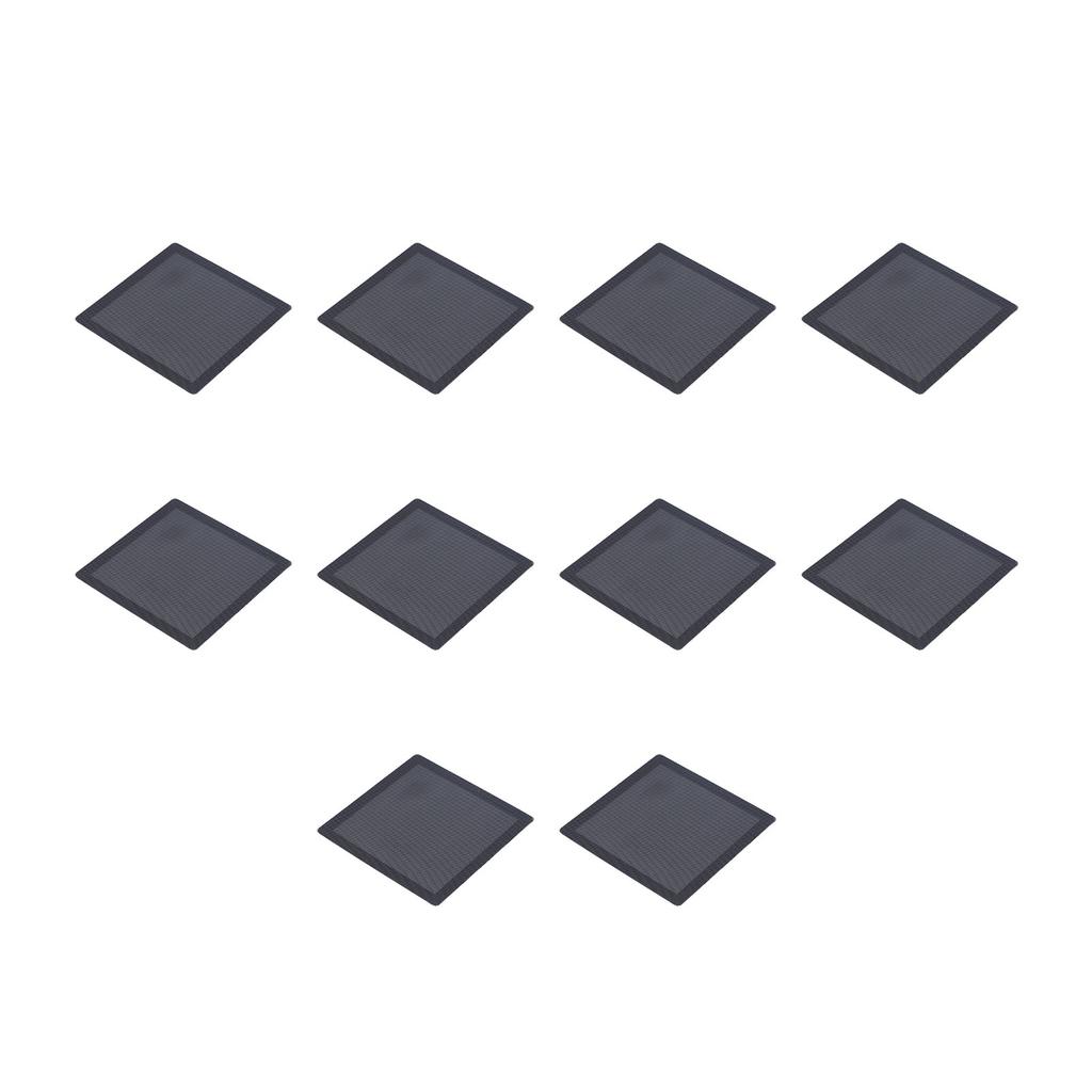 10Pcs Fan Dust Filter Mesh PVC Magnetic Frame PC Computer Case Cover 140mm Black