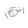 Women Ceramic Creative Sauce Dish Dog Shape Cartoon Rabbit Chopstick Rack Cat Soy Plates Cute Flavor Plate