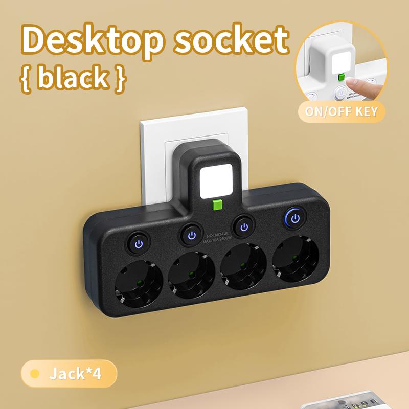 Сетевой фильтр с вилкой EU – 2 версии: Стандартный или с USB Type-C, Настенное зарядное устройство для дома и офиса