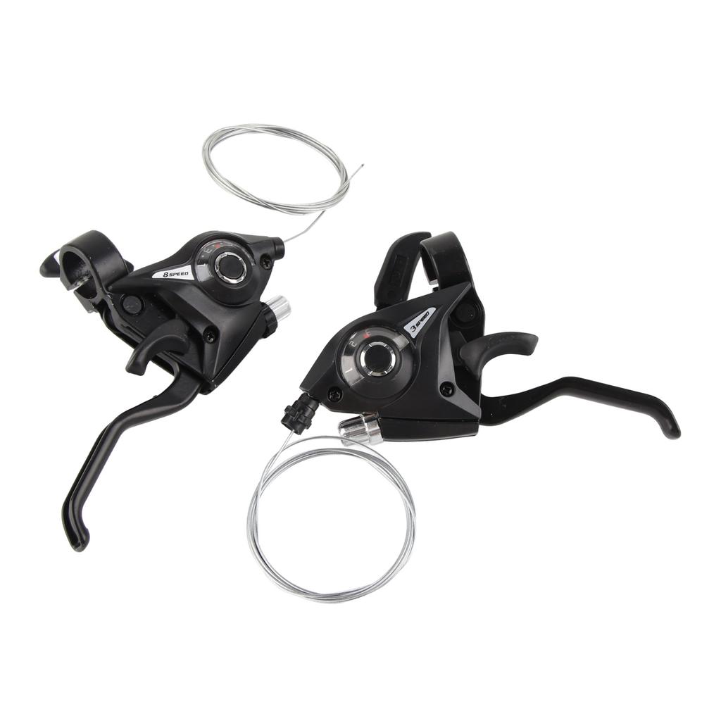 1 пара 24-скоростных велосипедных тормозных рычагов из алюминиевого сплава для горного велосипеда, левый и правый набор переключателей тормозных рычагов