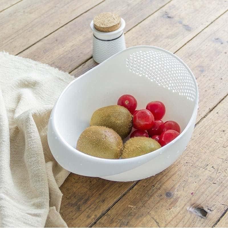 Kitchen Acceesories Rice Sieve Plastic Colander Kitchen Drain Basket Rice Bowl Strainer Strainer Basket Sink Drain Kitchen Tools