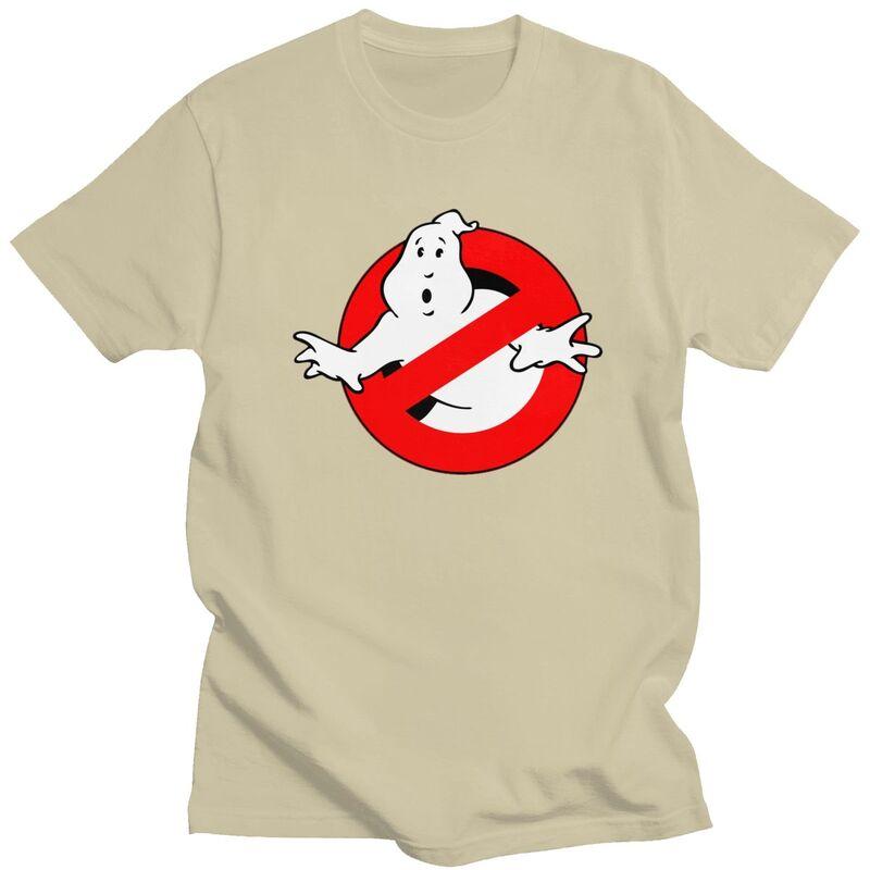 Custom Ghostbusters T Shirts Unisex Short-Sleeve Supernatural Ghost Movie T-shirts Casual Tee Tops 100% Cotton Slim Fit Tshirts