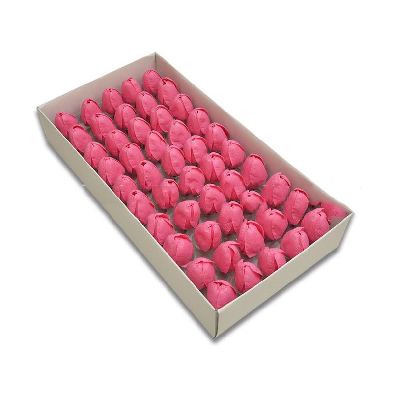 50 шт. подарок на день святого валентина мыло тюльпан искусственные цветы голова поддельные свадебный банкет украшение дома