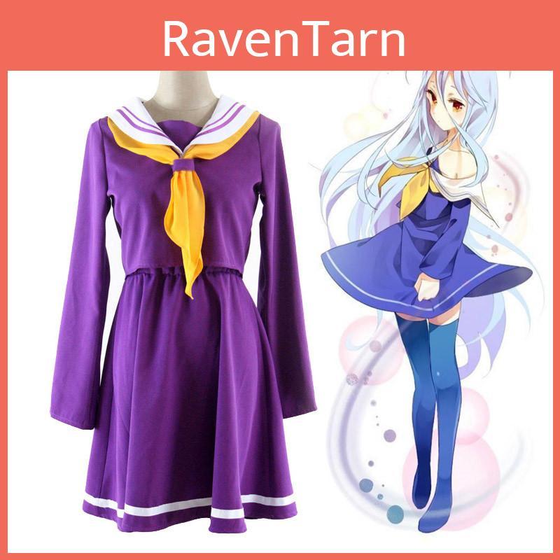 Прочный Костюм Широ из No Game No Life с Элегантной Рубашкой и Галстуком