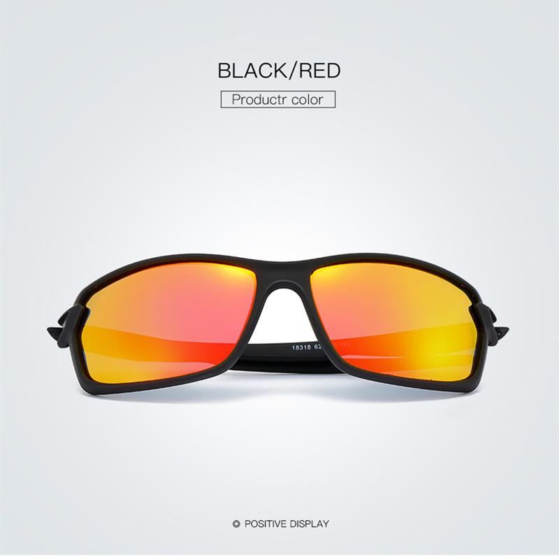Европейские и американские мужские и женские модные спортивные красочные поляризованные пыленепроницаемые солнцезащитные очки