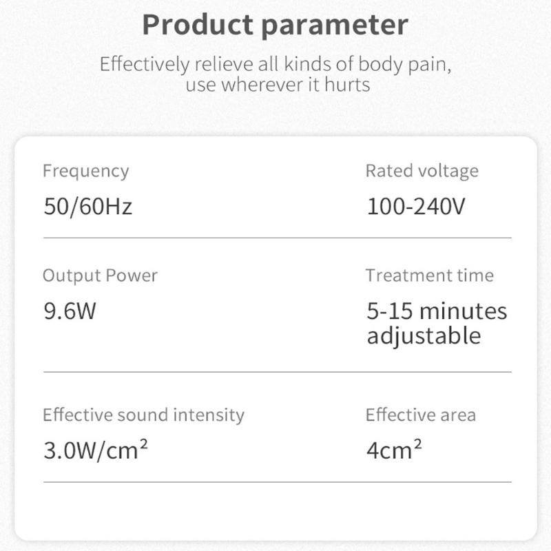 Ультразвуковой физиотерапевтический аппарат для лечения артрита, физиотерапия, облегчение боли в пояснице, руках, теле, стимулятор мышц, массажер