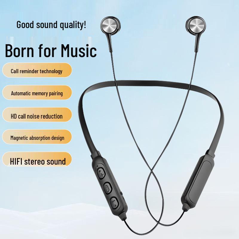 G05 Bluetooth-наушники с креплением на шею: Магнитное крепление, Длительное время работы от аккумулятора, Превосходное звучание, HD-звонки