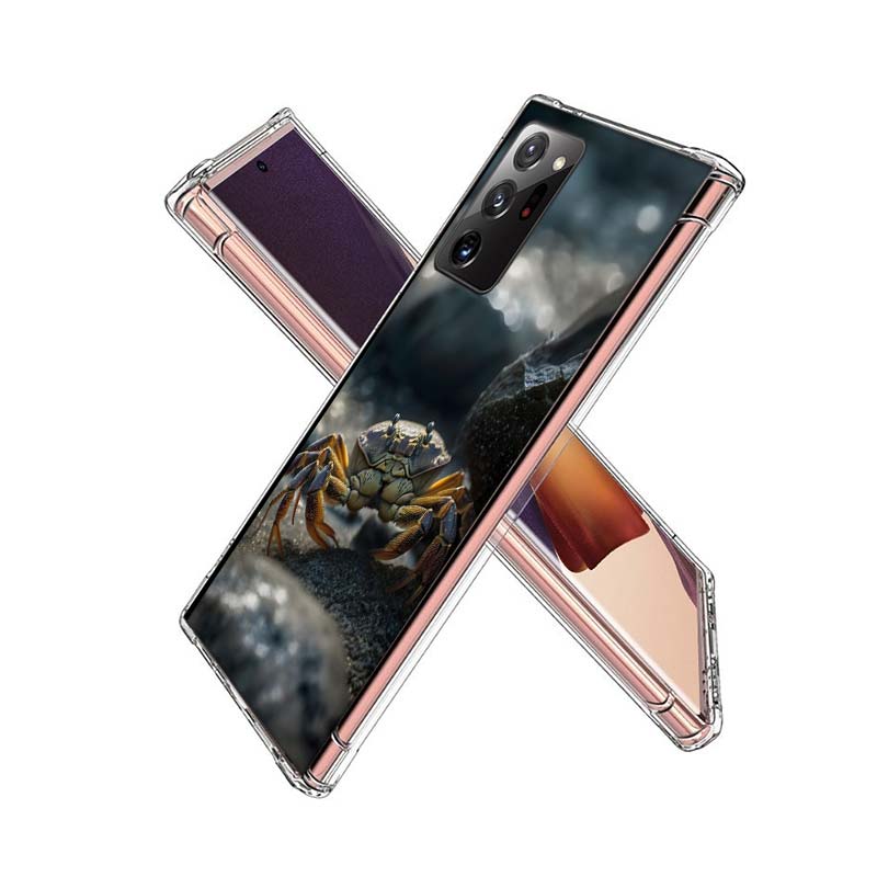 Unique Animal Crab Phone Case for Samsung A55 A35 A25 A15 A07 A05S A16 A17 A26 A36 A37 A56 A57 Galaxy Note 20 10 A50S A71 A51 A3