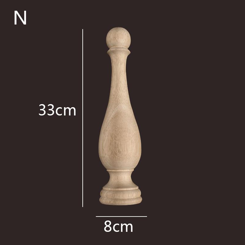 Резьба по дереву, круглая деревянная ножка, мебель для ног, цилиндрический шар, аппликация, декор комнаты в стиле кавайи, украшение для лестницы из дерева в виде льва