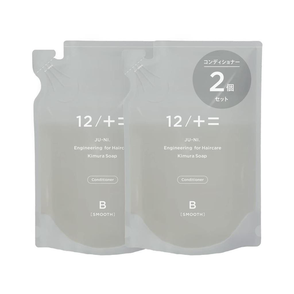 Kimura Soap 12 JU-NI Кондиционер 2 шт. Набор для пополнения 450 мл (Гладкий Тип-B)