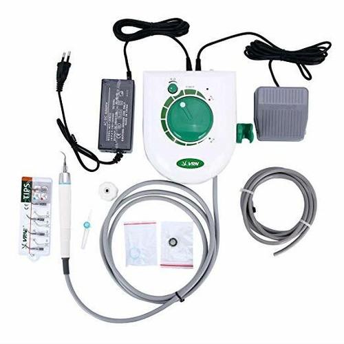 Electric Ultrasonic Dental Scaler Tooth Cleaner Teeth Tartar Calculus Plaque Remover Kit with 5pcs Cleaning Tips