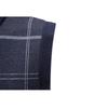 Men's Winter Fleece-Lined Plaid Vest, Pullover, Loose-Fitting Men's Sleeveless Sweater Vest