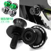 For Kawasaki Ninja ZX10R ZX-10R ZX 10R 10 R 2005-2009 2011- Motorcycle Accessories CNC Swingarm Spools Slider Stand