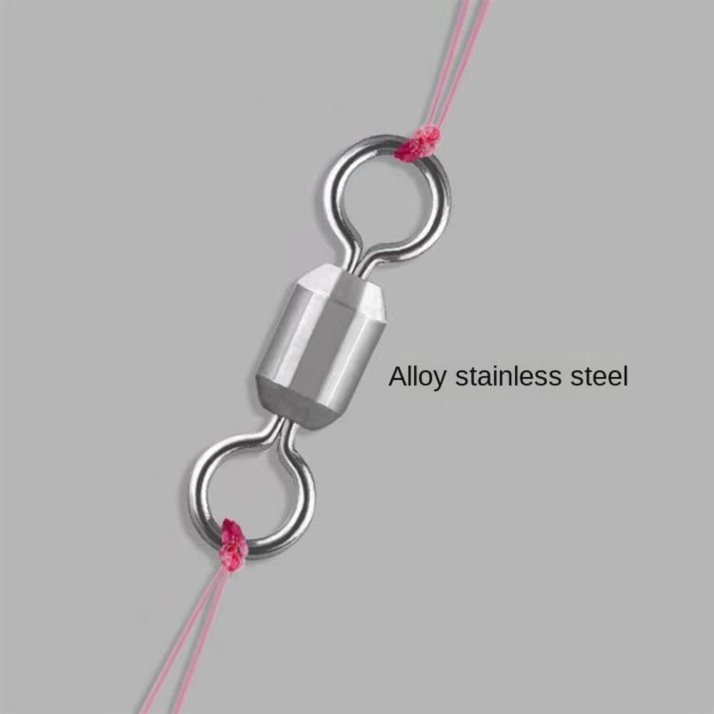 Fishing Stainless Steel Fishing Hook Connector Fishing Swivels Rolling Swivel Ball Bearing Swivel