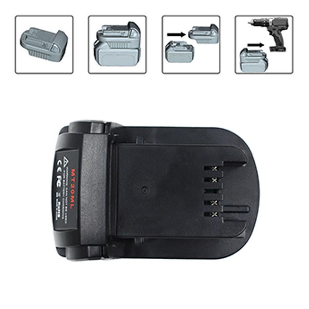 MT20ML Battery Adapter Converter For Makita 18V Li-ion Battery To Milwaukee 18V ForMAKITA BL1860B/BL1860/BL1850B