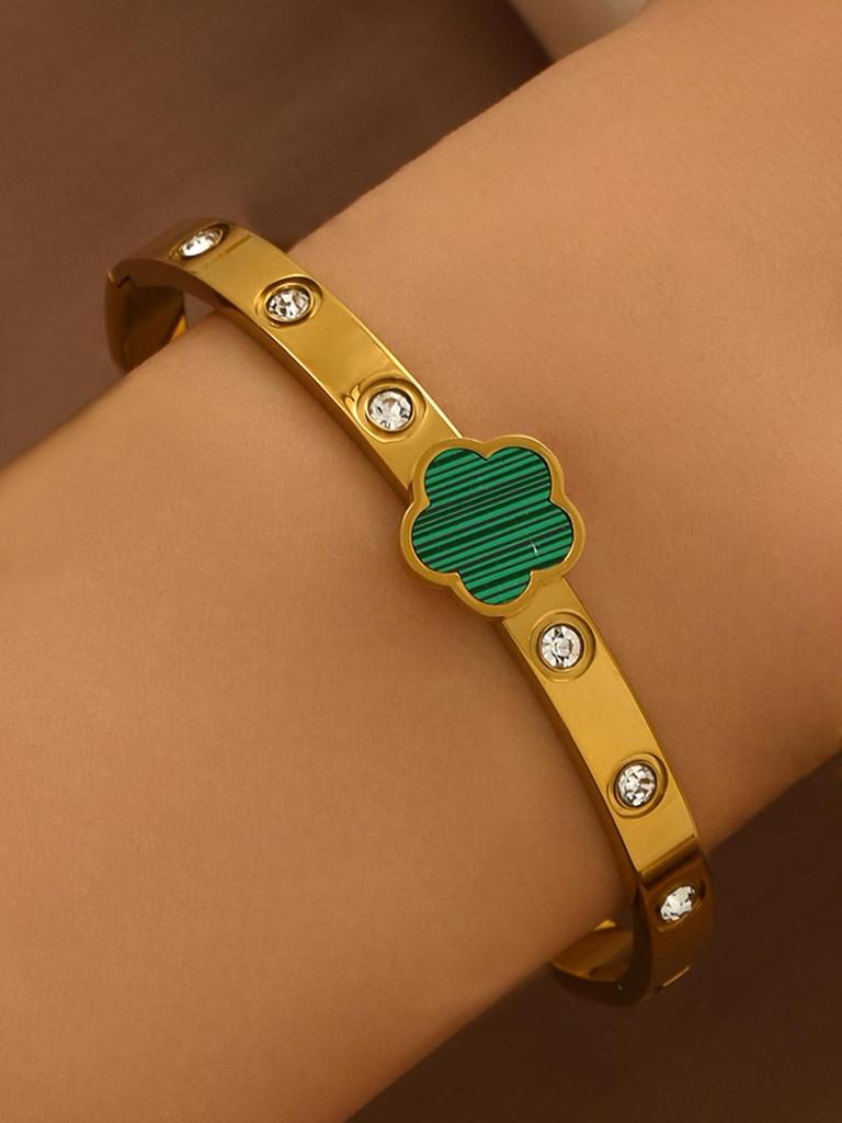 Браслет-гвоздь с бриллиантами из титановой стали - Женская минималистичная мода, Горячо продаваемые женские аксессуары