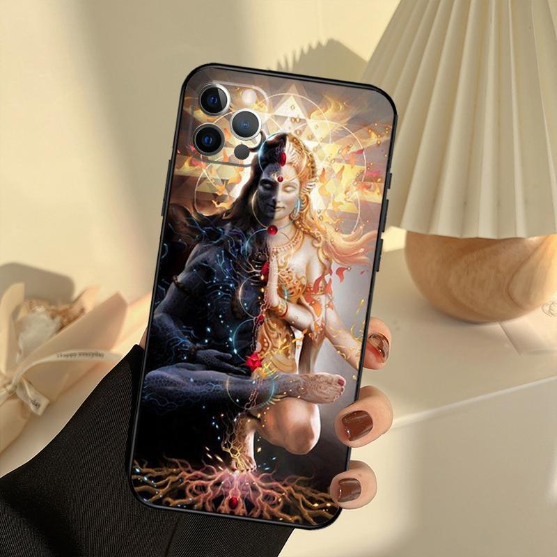 Лорд Шива Индуистский Бог Чехол Для iPhone 11 12 13 14 15 16 Pro Max Чехол Для iPhone 13 12 Mini XR X XS Max Plus
