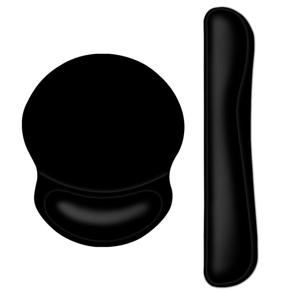 Silicone Wrist Protector & Keyboard Support Set: Mouse & Keyboard Pads for Men & Women