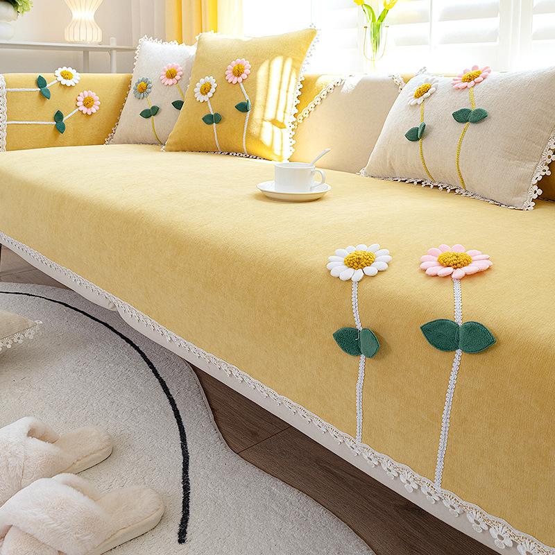 Подушка для дивана Fresh Four Seasons Universal Non-Slip Seat Cover Korean Style Sofa Slip Cover Cover To Towels